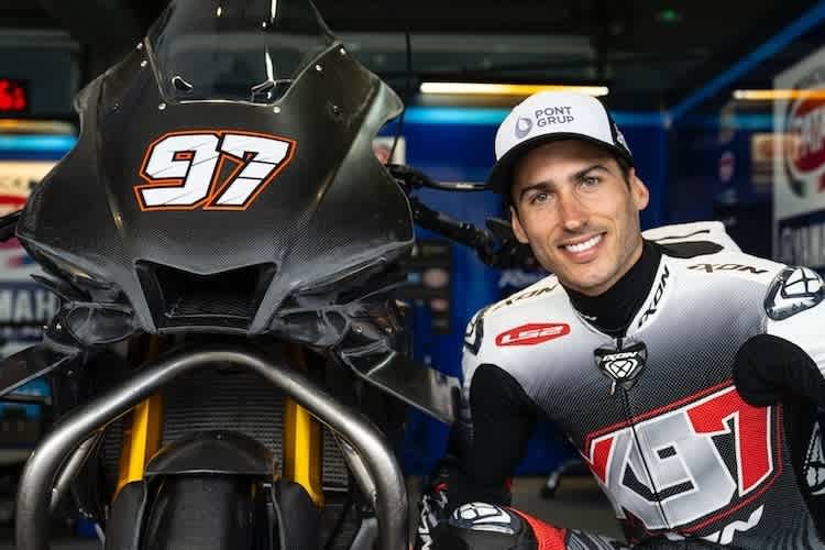 Xavi Vierge bringt gute Laune in die Yamaha-Box