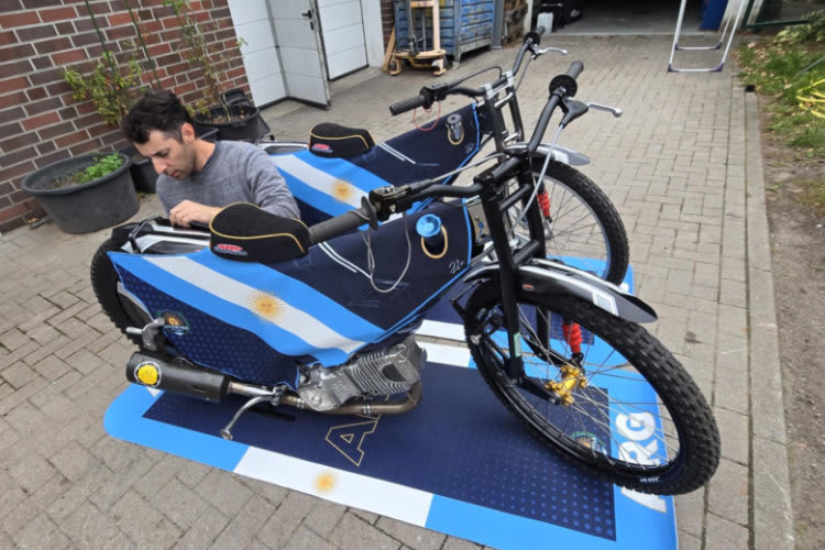 Fernando Garcia bei der Vorbereitung