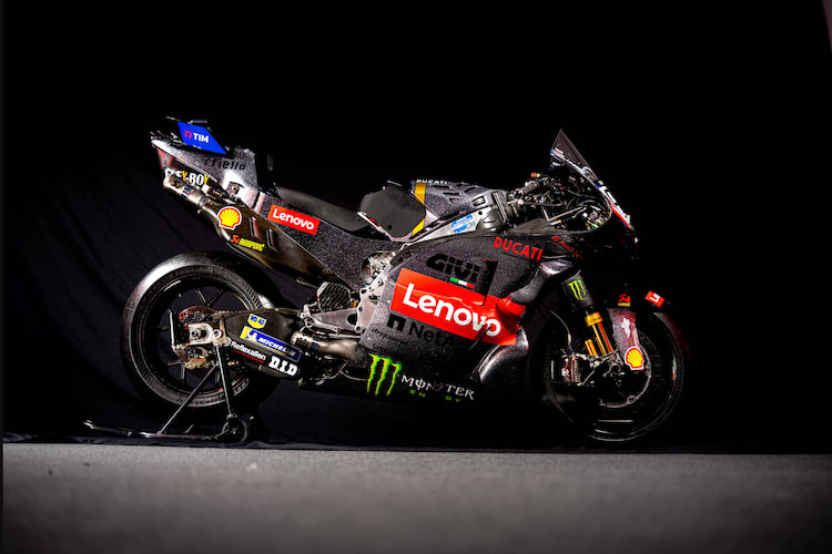 Die Ducati Desmosedici von Pecco Bagnaia