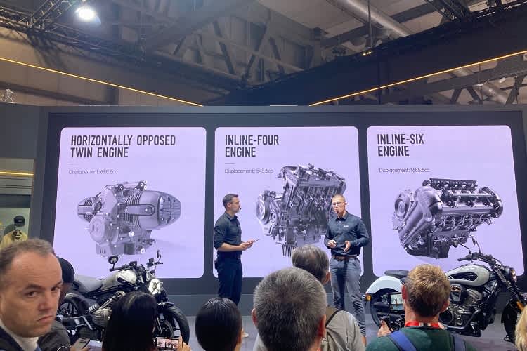 Benda präsentiert an der Motorradmesse Mailand drei Motorenkonzepte