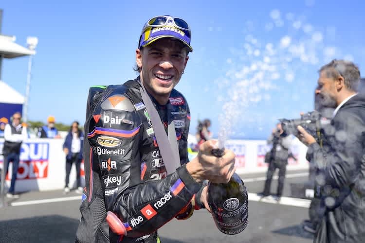 Sprint-Triumphator Marco Bezzecchi (Aprilia)