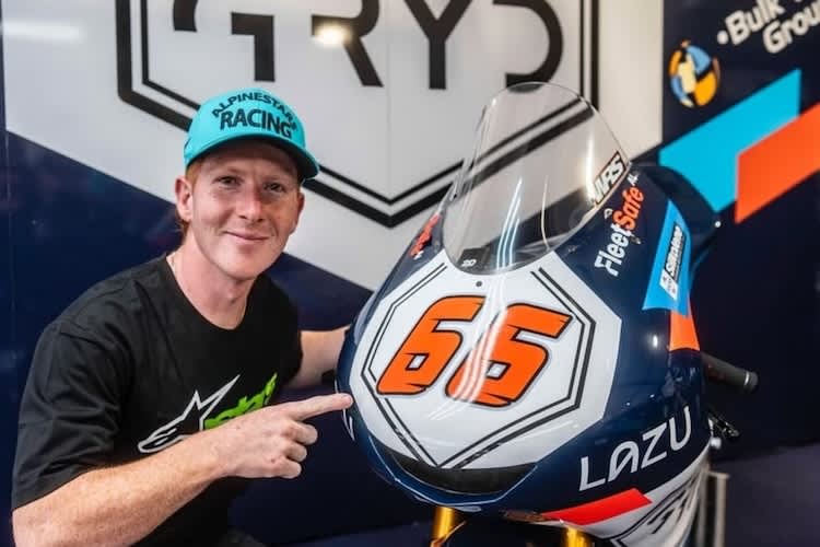 Die Nummer 66 von Joel Kelso wird 2026 auf einer Honda zu sehen sein