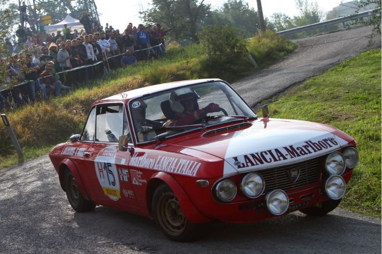 Ein Lancia Fulvia: Viele Grüße an Sandro Munari