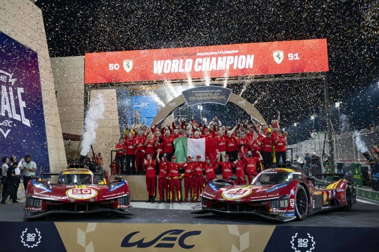 Großer Jubel bei Ferrari über die Titel in der WEC