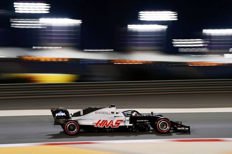 Grosjeans bislang letzte Ausfahrt im Haas in Bahrain 2020