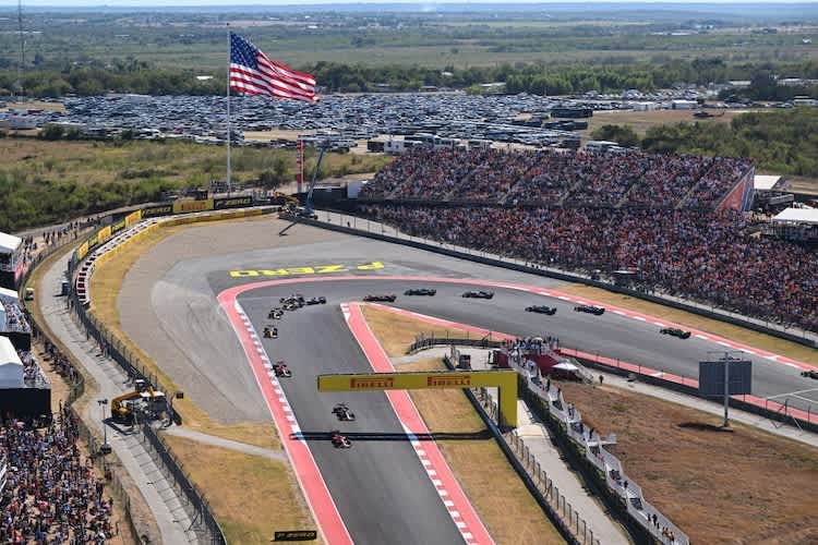 Kurve 1 des Circuit of the Americas
