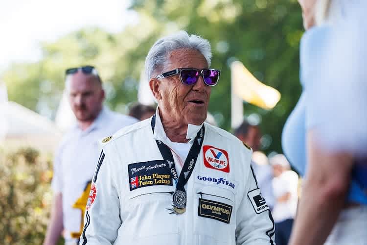 Mario Andretti beim Goodwood Festival of Speed
