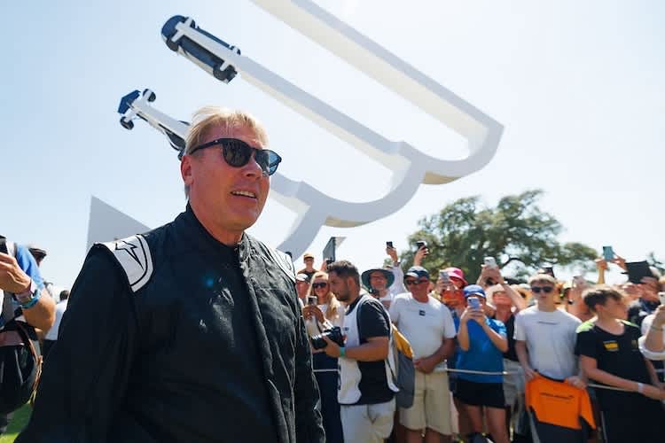 Mika Häkkinen diesen Sommer in Goodwood