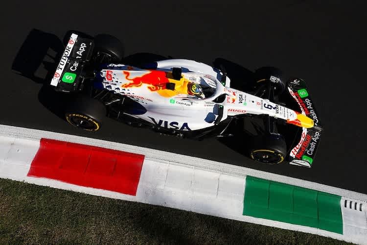 Isack Hadjar in Monza