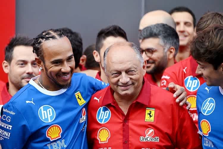 Lewis Hamilton und Fred Vasseur