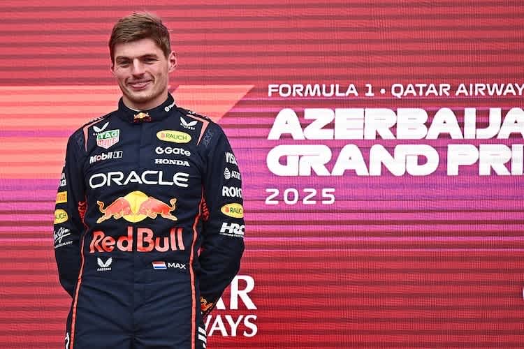Max Verstappen gewann in Baku