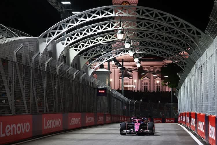 Pierre Gasly in Singapur