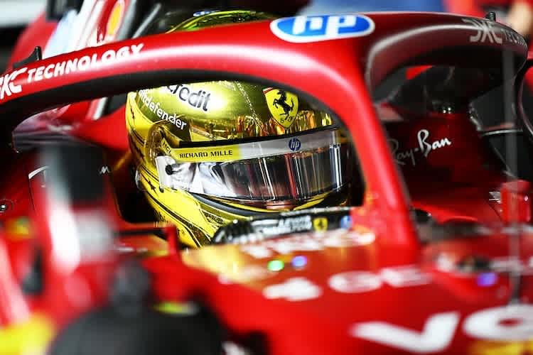 Lewis Hamilton in Singapur