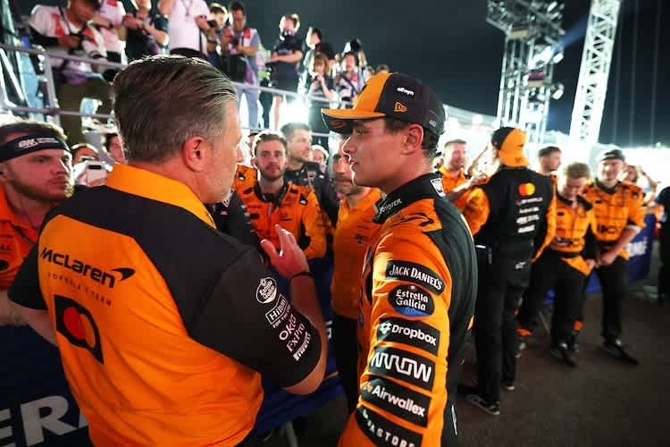 Lando Norris in Singapur