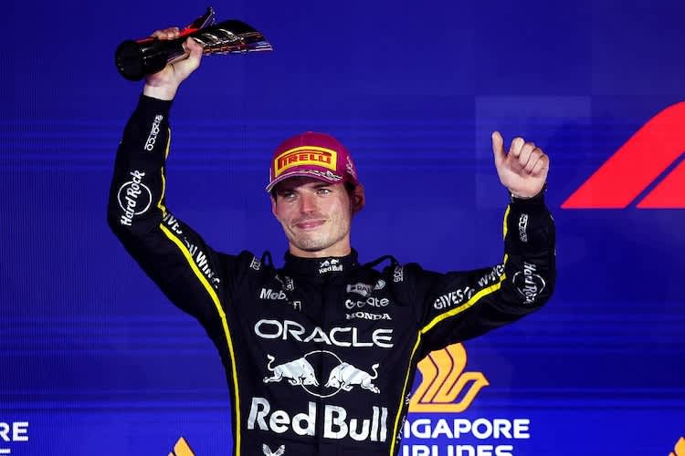 Max Verstappen wurde in Singapur Zweiter