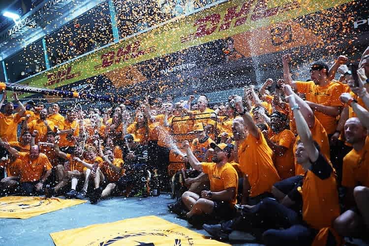 McLaren feierte am Wochenende den Konstrukteurs-WM-Titel