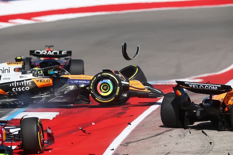 Doppelter McLaren-Crash im Sprint
