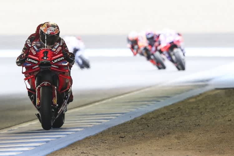 Mit zwei Siegen in Japan lief es 2024 perfekt für Weltmeister Bagnaia (Ducati)
