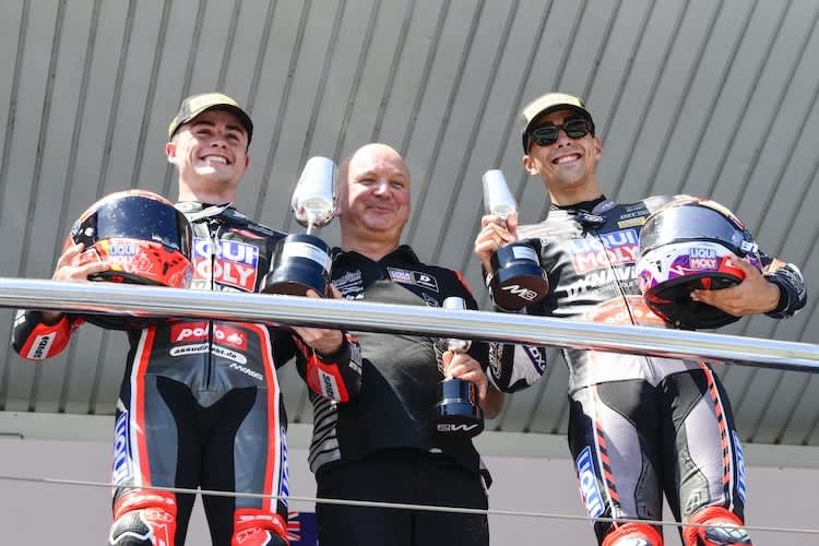 Manuel Gonzales, Jürgen Lingg und Senna Agius