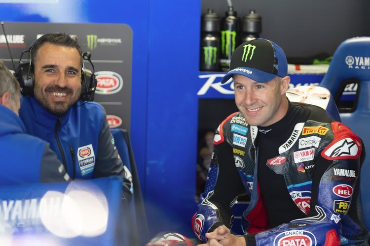 Die Laune in der Yamaha-Box von Jonathan Rea besserte sich zuletzt erkennbar
