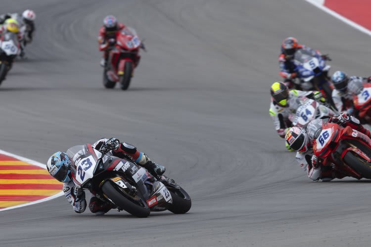 Die Meute hinter Marcel Schrötter war schnell und kampfstark