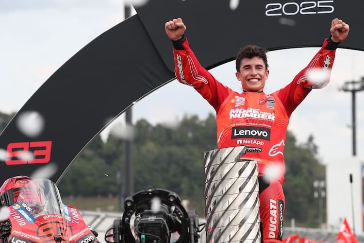 Marc Marquez sicherte sich in Motegi den WM-Titel