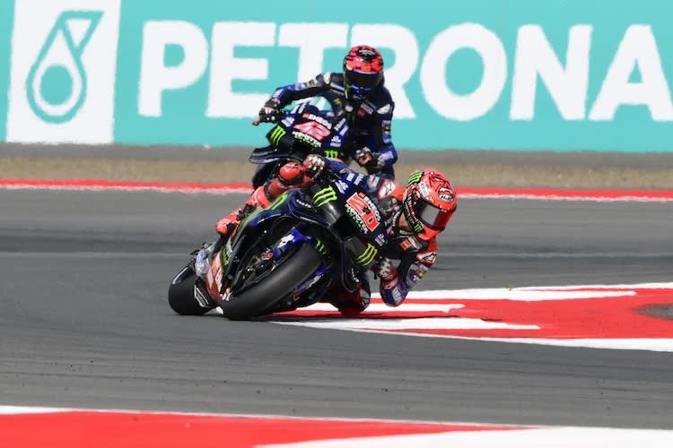 Yamaha-Pilot Quartararo: Wie Alex Rins glücklos im Sprint