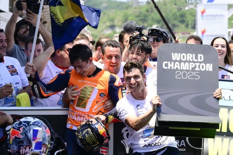 Geschafft: Jose Antonio Rueda ist Moto3-Weltmeister