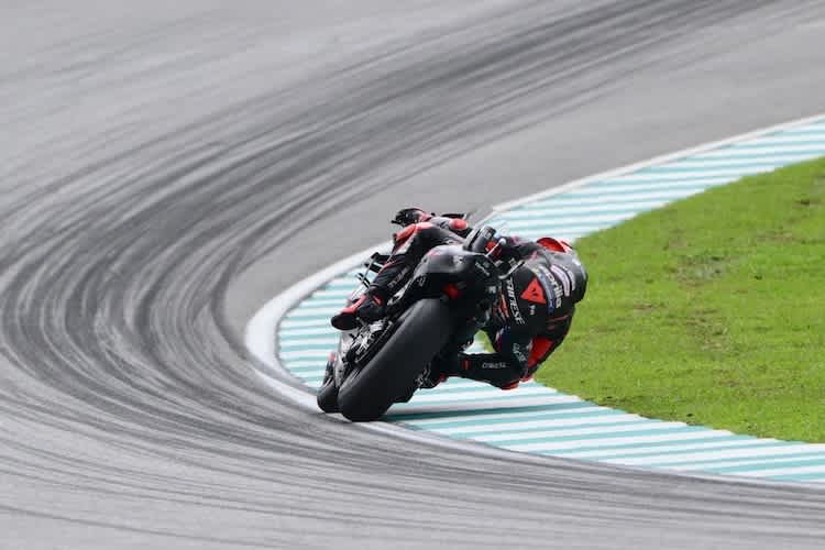 Aprilia-Pilot Marco Bezzecchi kam im Zeittraining von Sepang nicht über Position 15 hinaus