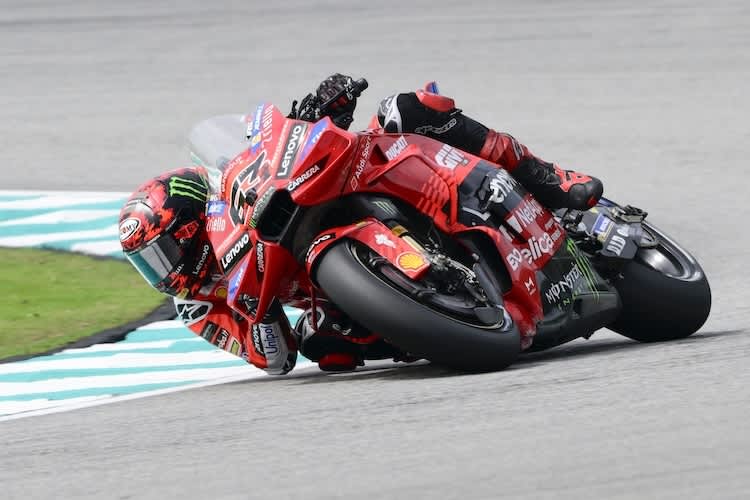 Dritte Pole-Position in Sepang in Folge für Pecco Bagnaia (Ducati)