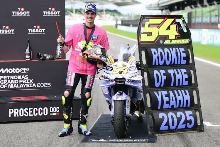Fermin Aldeguer ist MotoGP-Rookie der Saison 2025