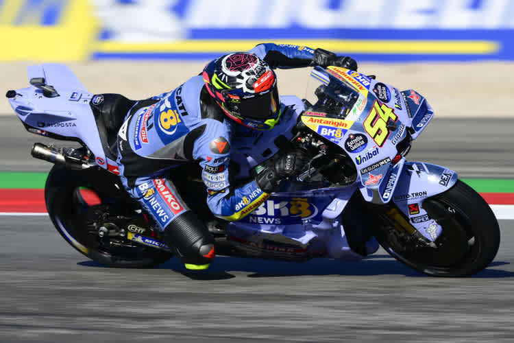 Fermin Aldeguer landete am Samstagmorgen auf Platz 1