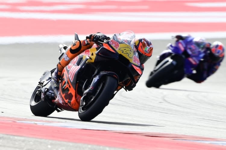 Pol Espargaro steuerte die RC16 als KTM-Ersatzmann zweimal auf Platz 10