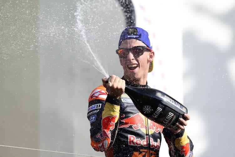 Pedro Acosta stand auch in Portugal auf dem MotoGP-Podest