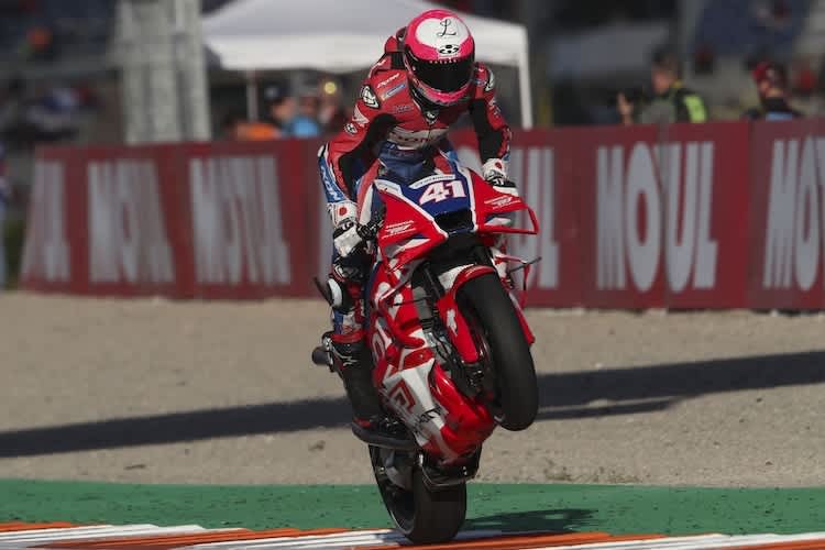 Honda-Testfahrer Aleix Espargaro in Valencia