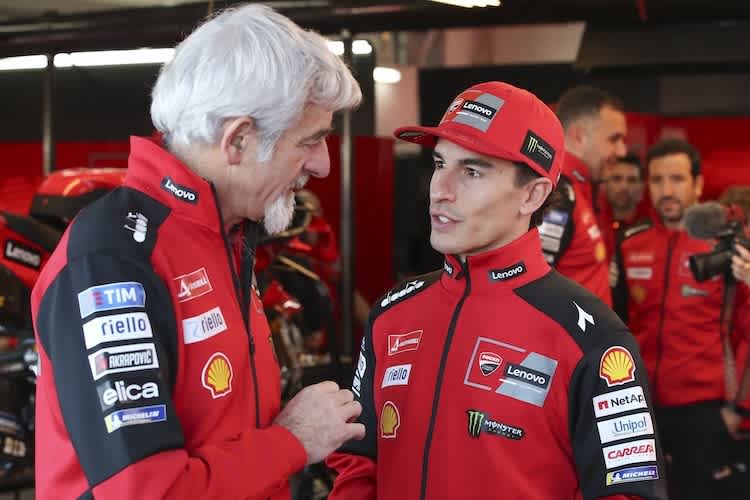 MotoGP-Dreamteam: Luigi «Gigi» Dall'Igna und Marc Marquez