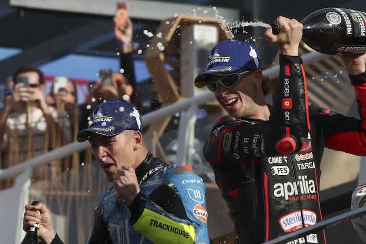 Aprilia-Doppelsieg dank Marco Bezzecchi und Raul Fernandez