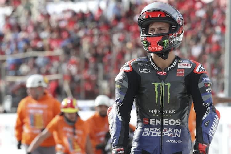 Fabio Quartararo stürzte beim Saisonfinale in Valencia