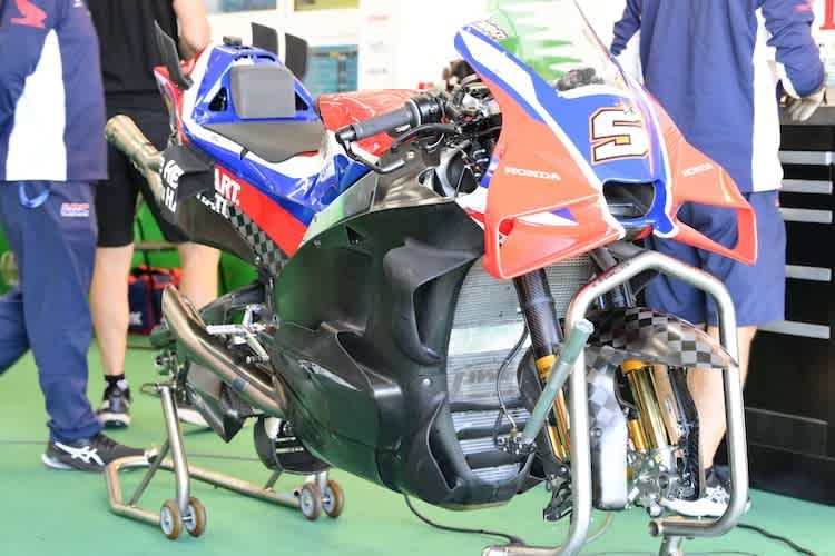 Honda testete am Dienstag das 2026er-Bike