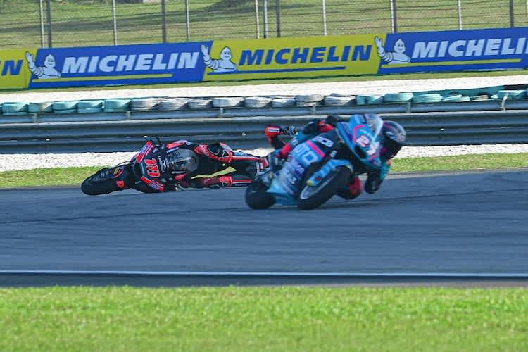 Schlüsselszene: Manuel Gonzalez crasht in der Zielkurve