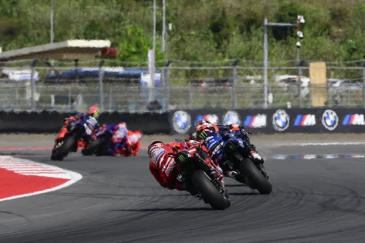 Pecco Bagnaia fuhr in Mandalika dem Feld hinterher