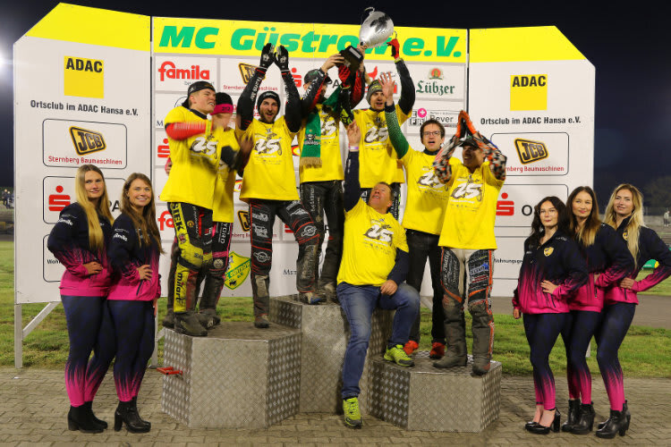 Güstrow ist zum dritten Mal in Folge Ligachampion