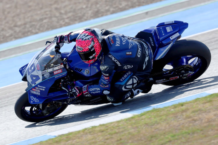 Lucas Mahias fuhr Bestzeit