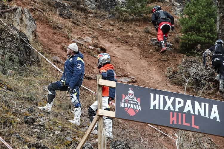 Billy Bolt und Manuel Lettenbichler in der kritischen Sektion im X-Loop beim Hixpania