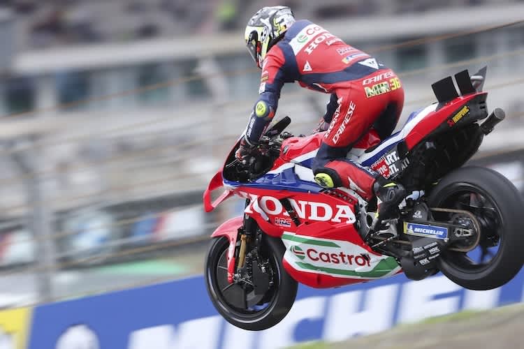 Joan Mir testete die Grenzen aus