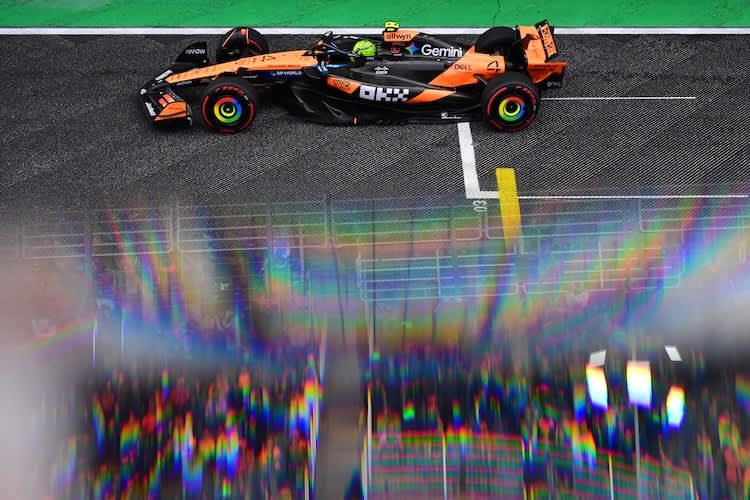 Lando Norris sicherte sich in Interlagos den 11. GP-Sieg seiner Karriere