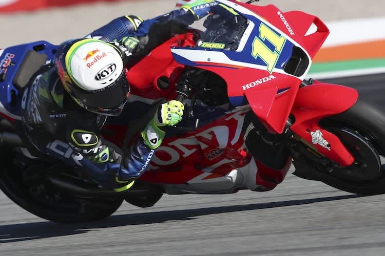 Rookie Diogo Moreira hatte Spaß bei seinem ersten Mal auf einem MotoGP-Bike