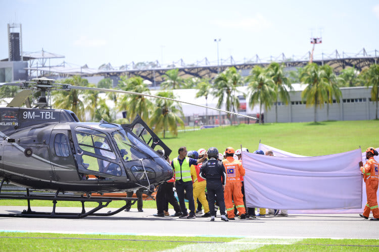 Die Notversorgung auf der Strecke nahm viel Zeit in Anspruch