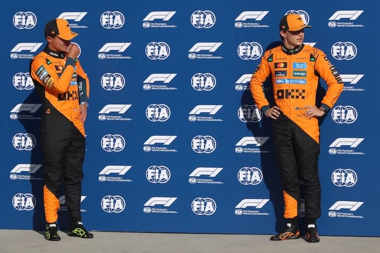 Lando Norris und Oscar Piastri müssen in Las Vegas zittern