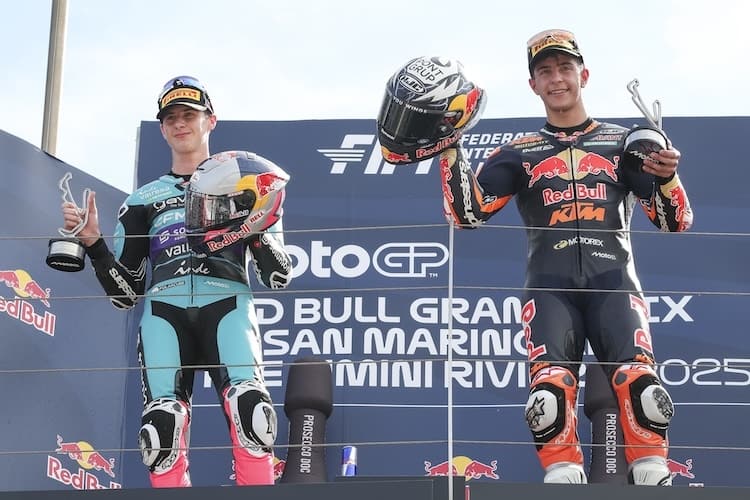 Jose Antonio Rueda besiegte Maximo Quiles in der letzten Kurve